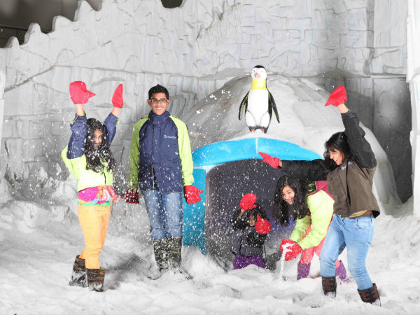 Snow city in Bangalore Snow city in Bangalore