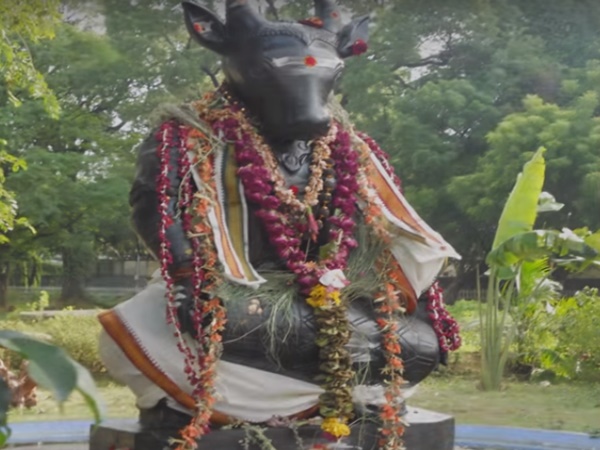 ಯಾಗಂಟಿ ಕ್ಷೇತ್ರ ದೇವಾಲಯ ಪ್ರವೇಶ ವೇಳೆ