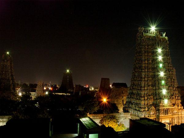 7.ಮೀನಾಕ್ಷಿ ಅಮ್ಮನವರ ದೇವಾಲಯ