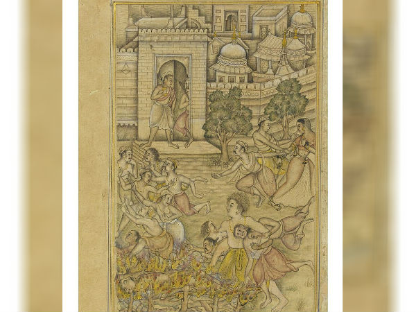ರಾಣಿಸುದೇಷ್ಣೆಯ ಬಳಿ ಸೇವಕಿಯಾದ ದ್ರೌಪದಿ