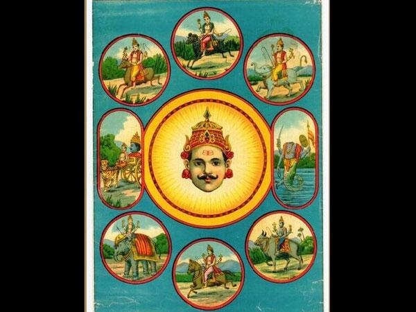 ಸ್ತ್ರೀ ರೂಪದ ನವಗ್ರಹಗಳು