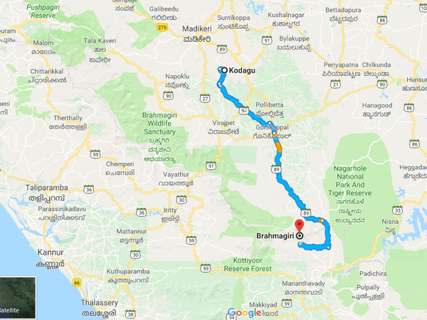 7. ಬ್ರಹ್ಮಗಿರಿ ಬೆಟ್ಟಗಳಿಗೆ ತಲುಪುವುದು ಹೇಗೆ?