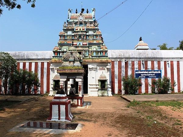 3.ತಿರುವೈಕಾವೂರ್ನಲ್ಲಿನ ಯಮಧರ್ಮರಾಜ ದೇವಾಲಯ