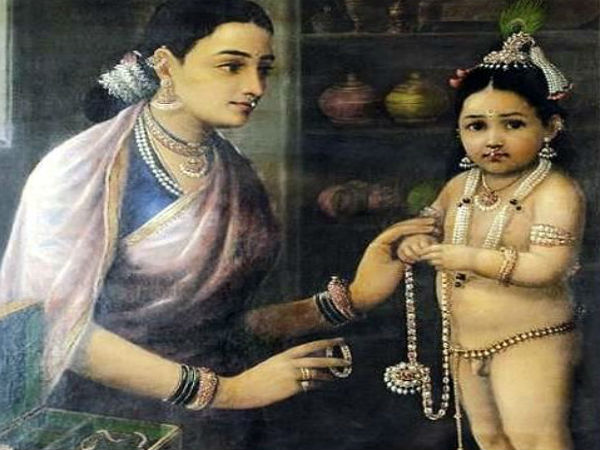 ಕೃಷ್ಣನ ಬಟ್ಟೆಗಳನ್ನು ಒಗೆಯಲಾಗುತ್ತಿತ್ತು