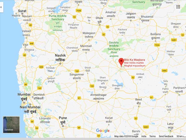 ಬೀಬಿ ಕಾ ಮಕ್ಬರಾವನ್ನು ತಲುಪುವುದು ಹೇಗೆ